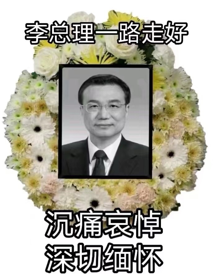 《望海潮. 悼念李.克强总理》文：刘佳银【四合院诗刊】世界诗人名人展（10669）（图3）