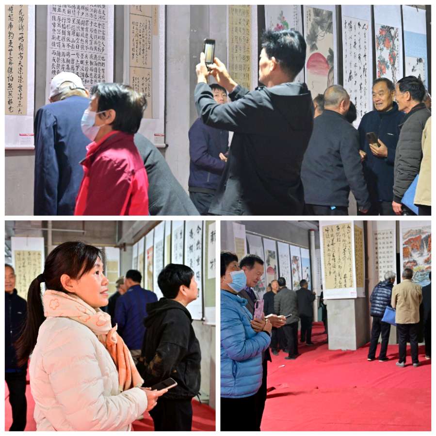 《庆国庆～度重阳》“中成杯”书画展开幕（图11）