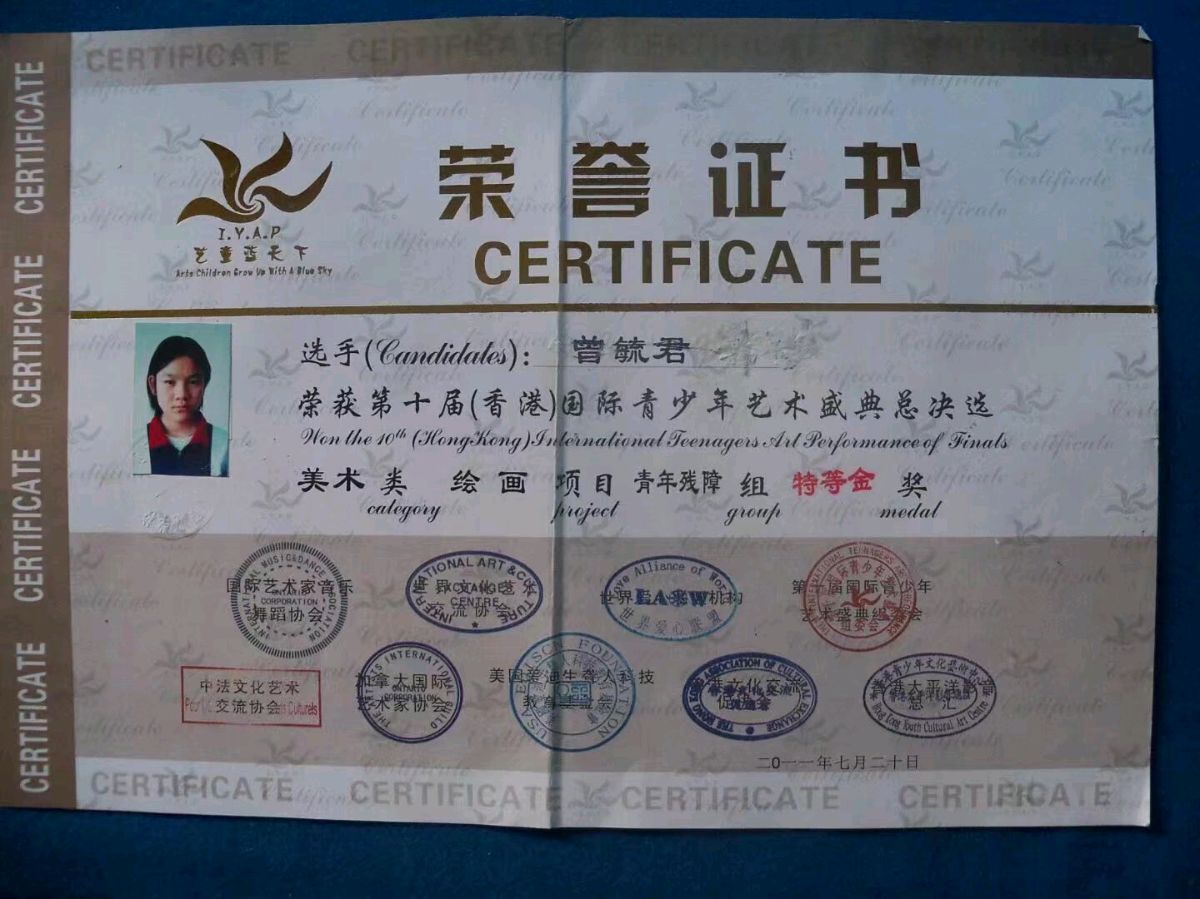 慧眼通天地 灵动有乾坤——盲画大师曾毓珺艺术简介编辑/亢乃坚(图29)