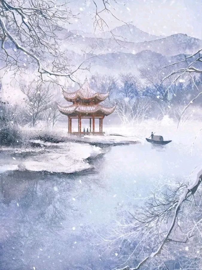 琦琦赵朗诵【小雪节感言】作者/王胜利（图6）