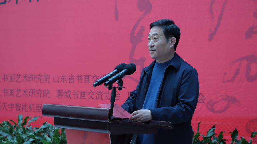 【文旅聊城】雅宜清致 墨趣乐缘——袁春光书法艺术作品展在聊城中国运河文化博物馆开幕(图6)