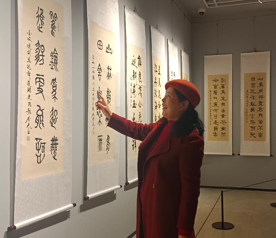 【文旅聊城】雅宜清致 墨趣乐缘——袁春光书法艺术作品展在聊城中国运河文化博物馆开幕(图11)
