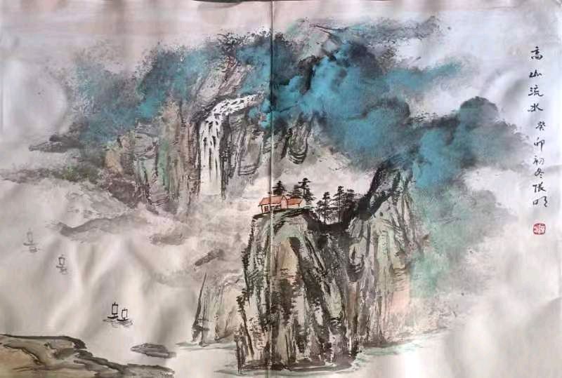 清新隽永写大美一一著名画家张明作品欣赏（图8）