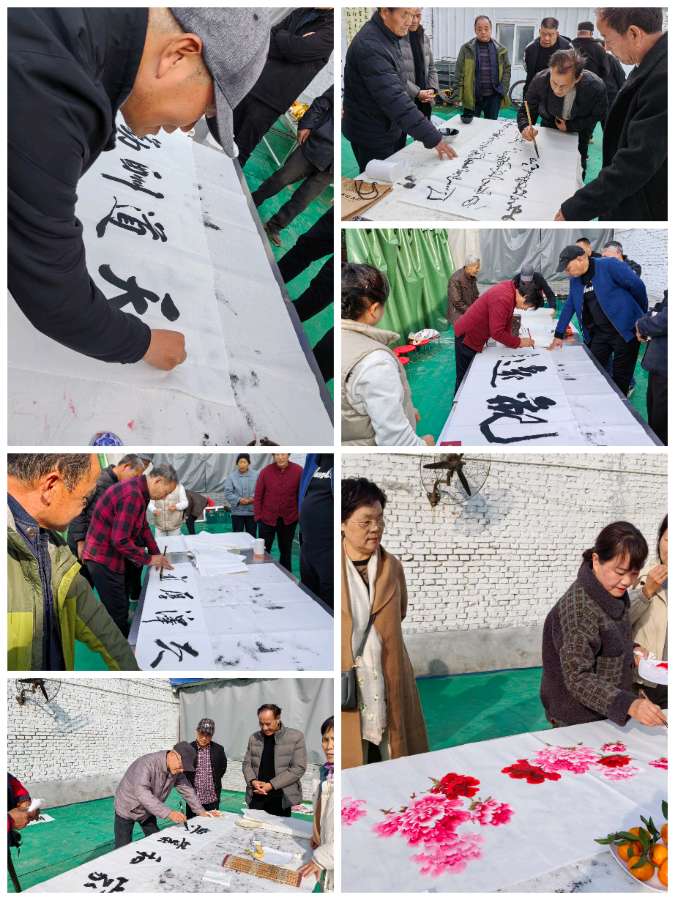偃师区老年书画家协会送文化之十七～走进山化东屯暨钟繇书法传承与发展笔会在时光小院举行（图14）
