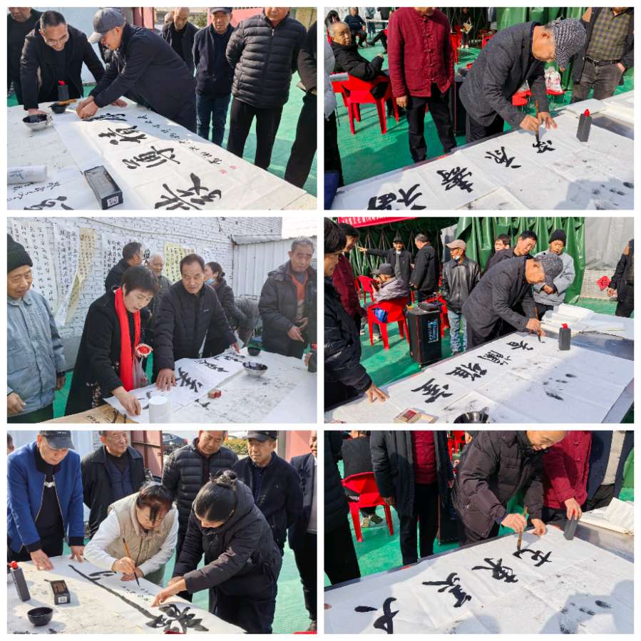 偃师区老年书画家协会送文化之十七～走进山化东屯暨钟繇书法传承与发展笔会在时光小院举行（图15）