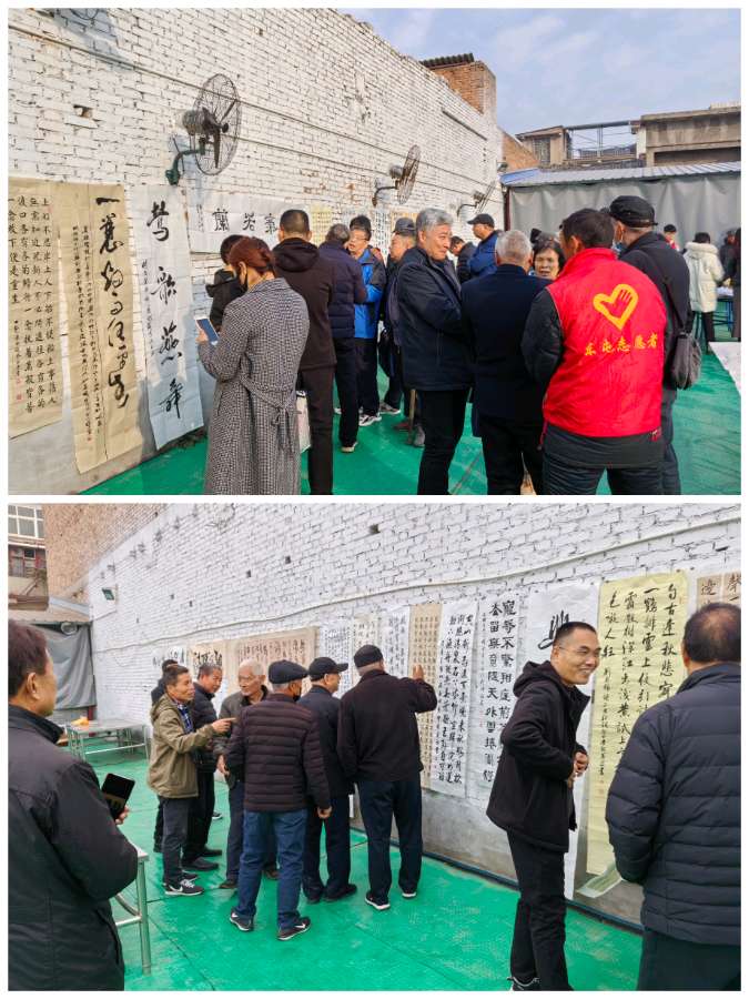 偃师区老年书画家协会送文化之十七～走进山化东屯暨钟繇书法传承与发展笔会在时光小院举行（图2）