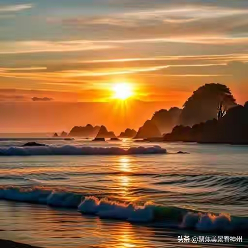 ［摄影诗文栏］七绝·大海日出（文/方立新）……莲叶之珠文学社（图3）