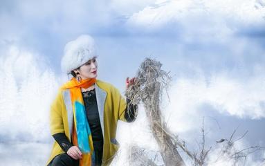 《雪山姑娘》作者:王德强【主播:雪如玉】【桃源国际诗歌集团】用声音传递温暖以诵读致敬人生♬（图5）