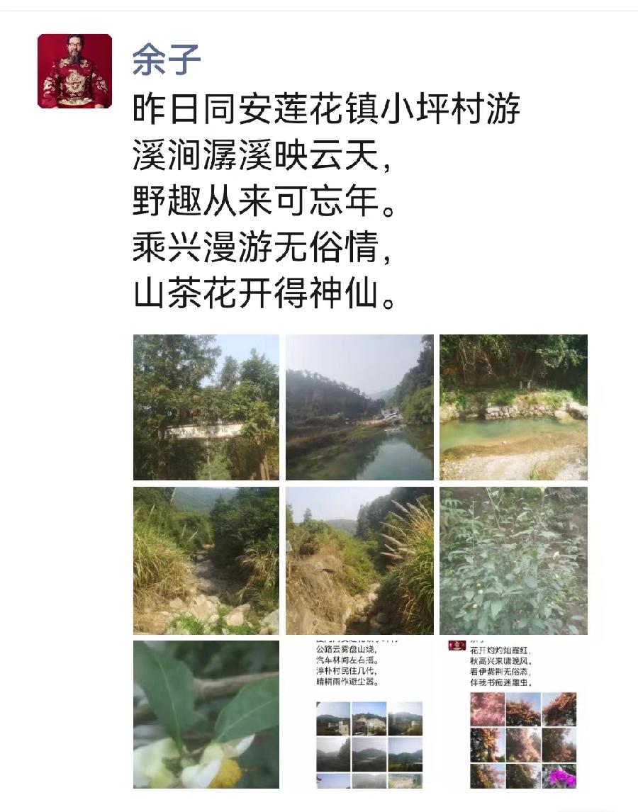 书画家余子题图诗摄影合集（图14）