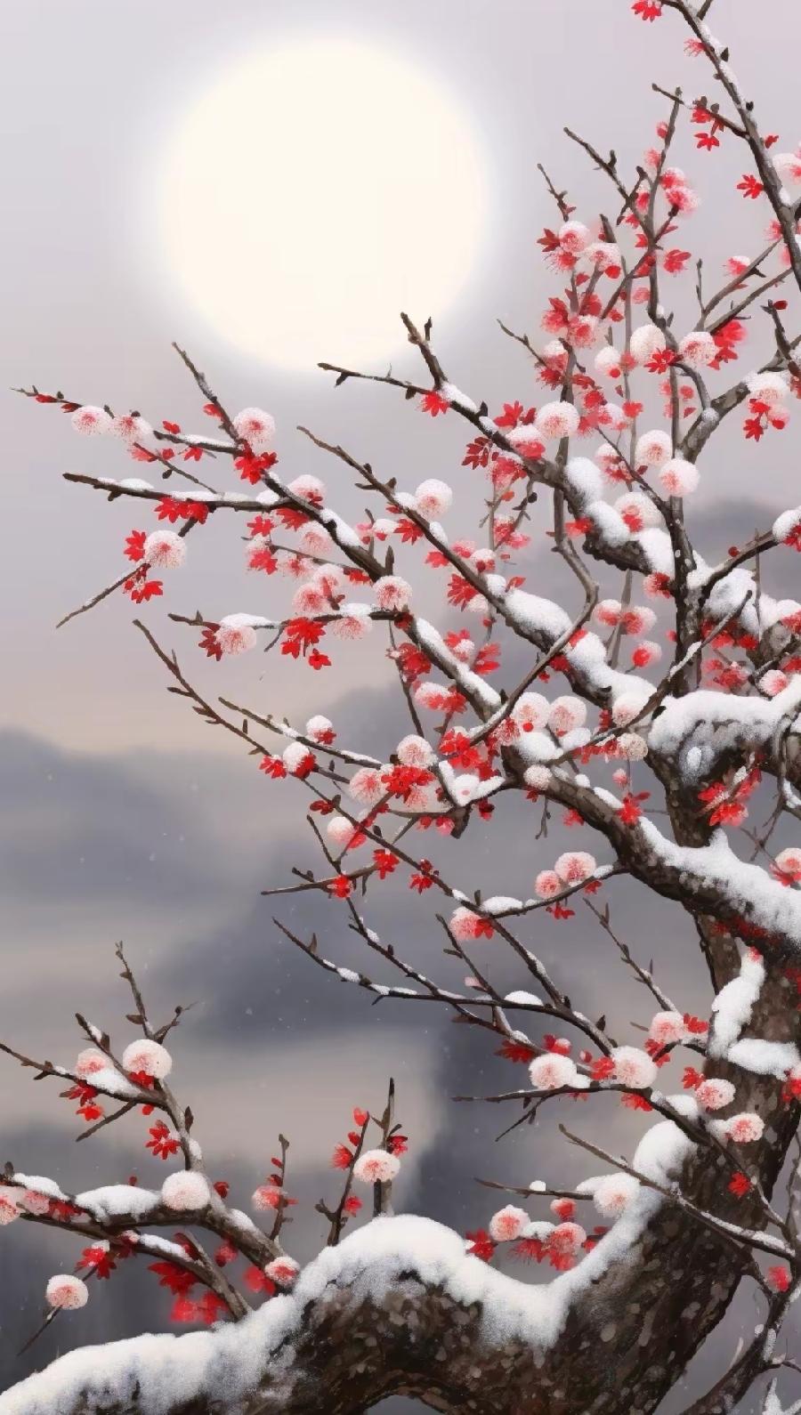 七律-大雪遐想～诗||雅轩琴韵（图13）