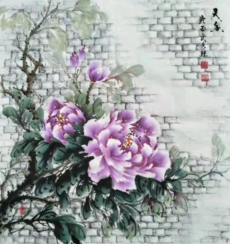 【国风社陕西分社】月刊33期（总第44期）国风“两社”与南充市嘉陵区诗词学会强强联手开展纪念毛主席诞辰130周年红太阳颂活动（国画艺术作品展合集）*北京头条发布！（图40）