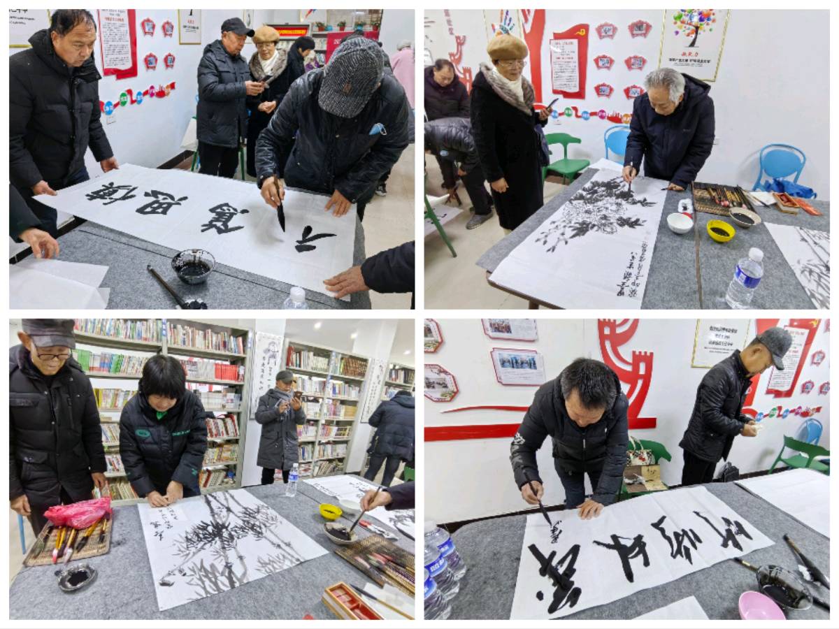 偃师区老年书画家协会送文化之十八走进槐庙社区暨偃师区“槐庙书画社”今日授牌成立（图20）