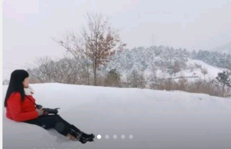 魏泽奇的《雪中美女》