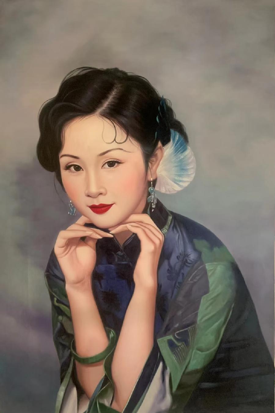 当代书画艺术家曾娟老师油画作品欣赏（图11）