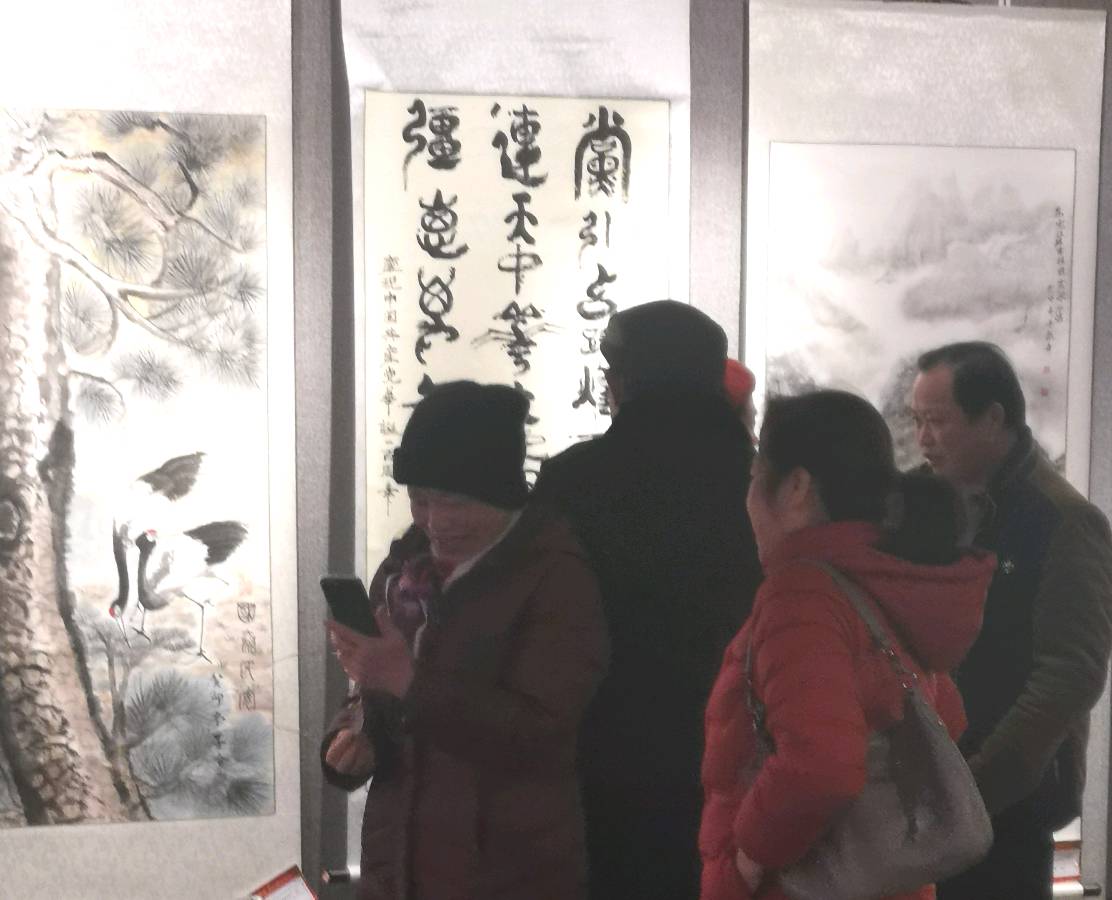 桂林市老年书画研究会迎春大型书画作品展开幕辑锦唯美佳作欣赏∥中国桂林都市漓江诗书画社微刊(第124期)(图163)