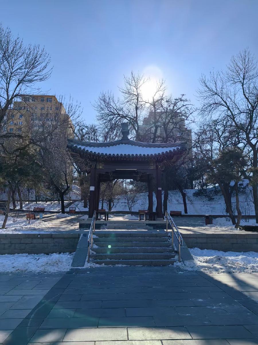 【泰山诗韵】《雪地里走进元大都遗址公园》文/梅韵墨影（图2）