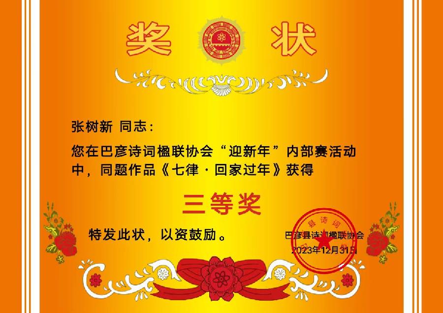 “迎新元”内部赛‖巴彦诗协诗词卷【615】(图17)