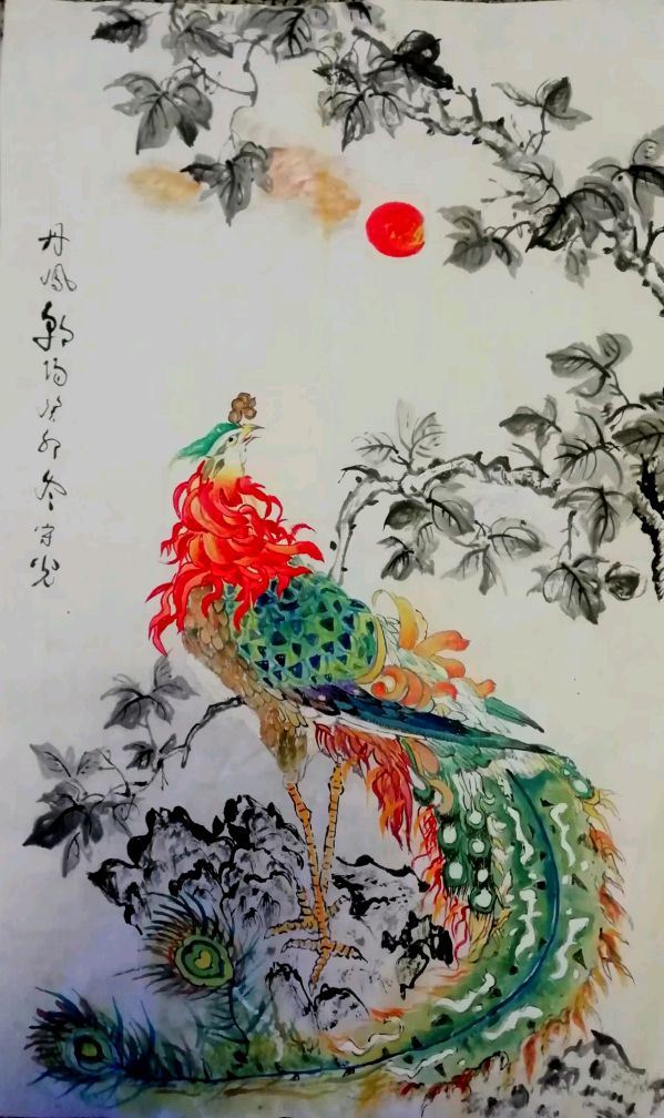 金鸡报晓晨，凤栖五福门~配图视频诗~音乐百鸟朝凤~图赵守光（济南）（图2）