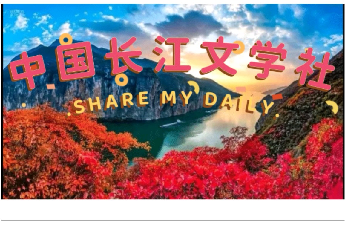 【中国长江文学社】《我们有幸相识在长江文学群》作者 王鑫//主播 福音//编辑 岁月静好 第7245期（图4）