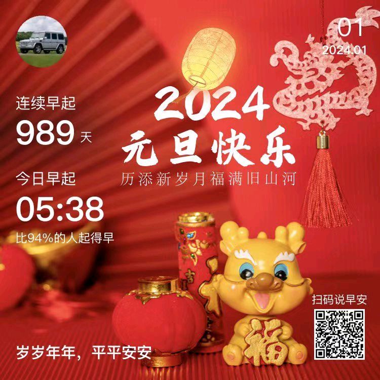 徐好斌的《行香子•元旦》