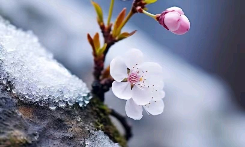 对一片雪抒情