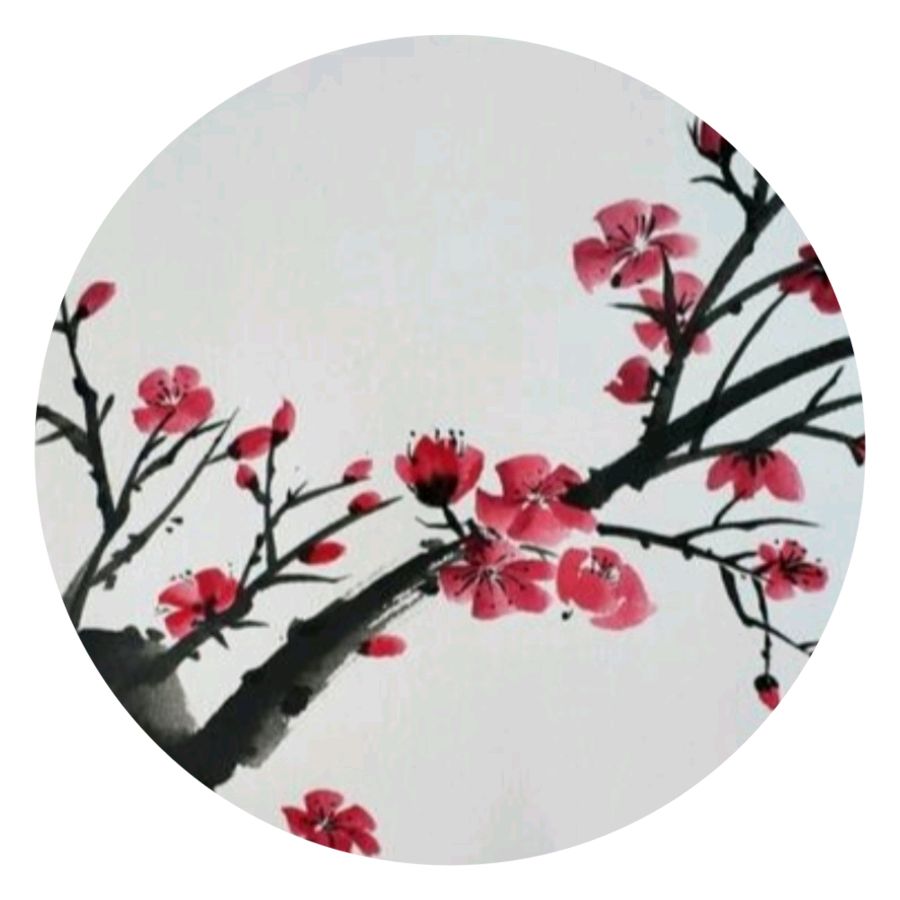 咏梅花 (古诗词)~收藏学习作品20篇（图11）