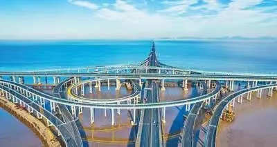 七律-杭甬高速海上枢纽亚洲之最通车*文/冯志清（上海）【冰心文化传媒】主编 冰心（图5）