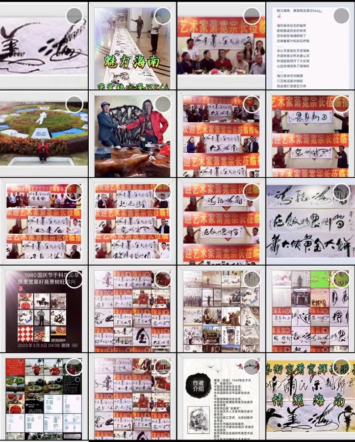萧宽大师艺耀海南【世界诗书画协会】世界诗人名人展（10795期）（图19）