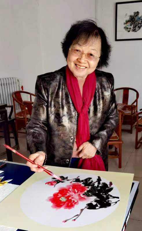 迎春贺岁|著名女画家崔景玉给全国人民拜年