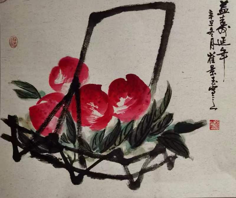 迎春贺岁|著名女画家崔景玉给全国人民拜年(图13)