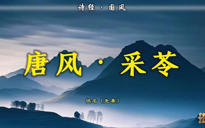 诗经版：《采苓》诗经部部长董杰|诗经部编委韩爱华（图2）