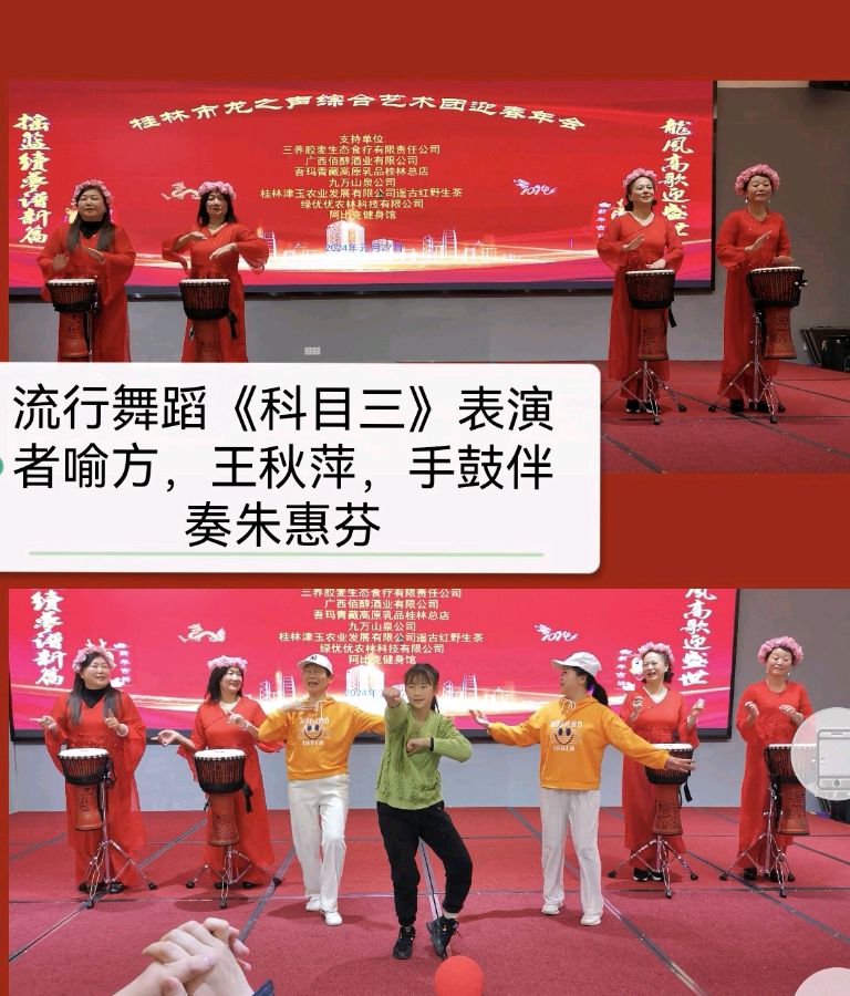 桂林市龙之声综合艺术团见闻∥双龙盛会漓江畔 百雁新图独秀边∥中国桂林都市漓江诗书画社(第137期)(图70)