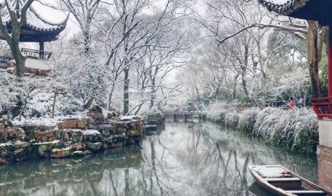 请欣赏范僧老师的作品《江南初雪》 主播 霞 // 编辑 福音 [第7547期]（图7）