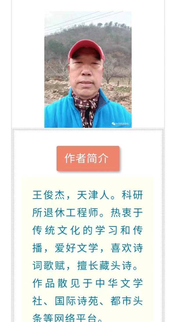 【藏头诗】喜庆中国龙傲首迎新春 文/王俊杰（图5）