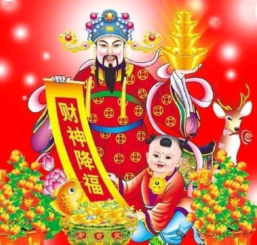 【经典推荐春韵情浓】鲁坡//破五接财神[新年作品展]（图4）