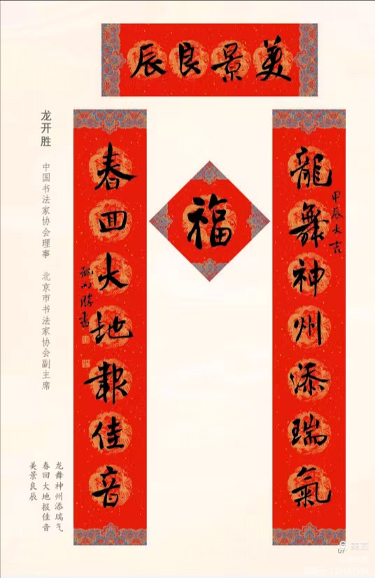 中国楹联野草诗社甲辰贺岁专辑(正月十二专辑)(图11)