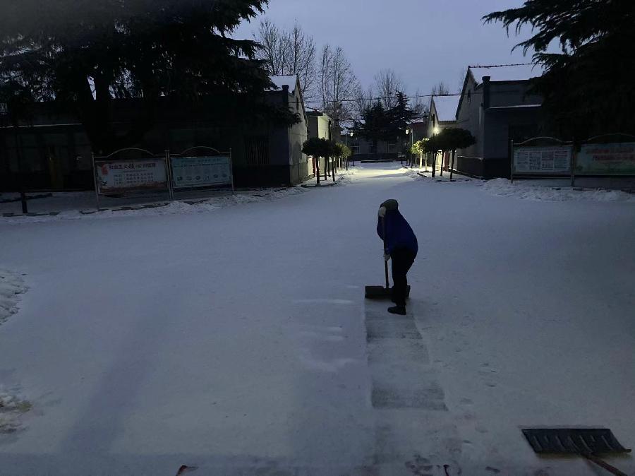 中土安保连夜除雪，全力保障项目安全（图23）