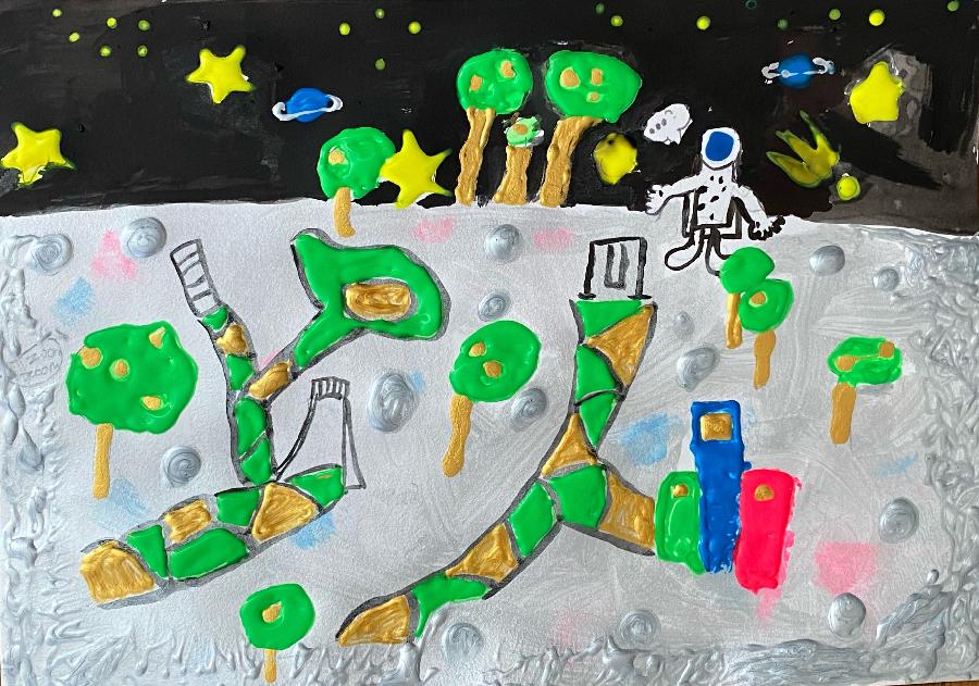 【英国文学】精品朗诵《山水之恋·龙行龘龘》青少年艺术计划（－）策划｜艾琳、画作｜朱黄熠安、诗作｜黄思棋、朗诵｜薇薇、荐稿｜古冈（图2）