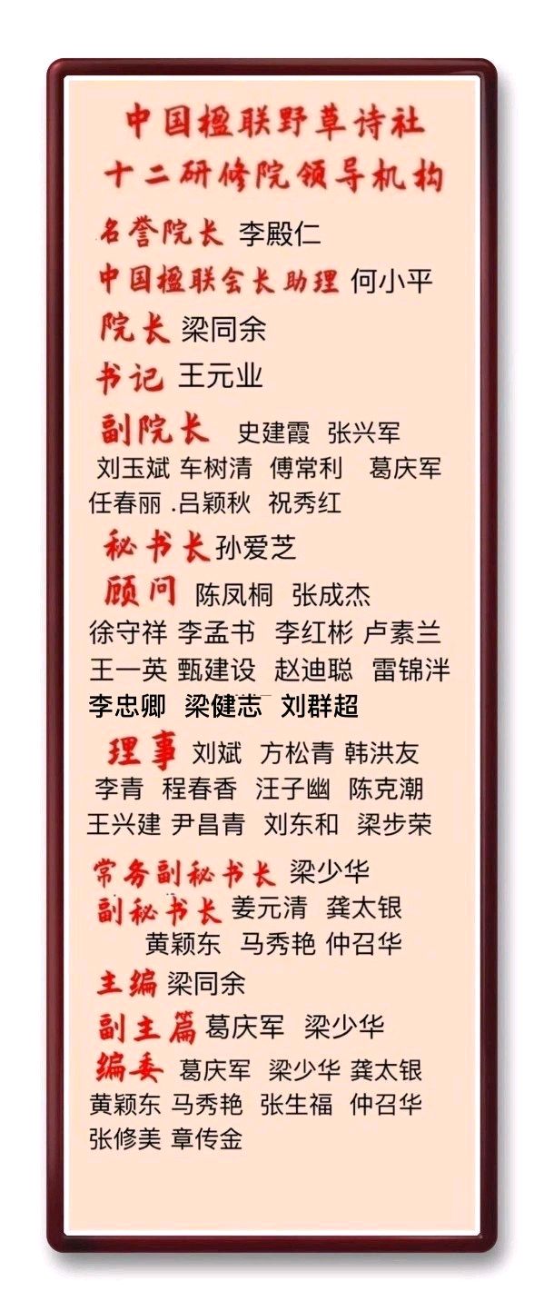 中国楹联野草诗社十二(江苏)研修院049期微刊《纪念周克玉上将逝世十周年》(图48)