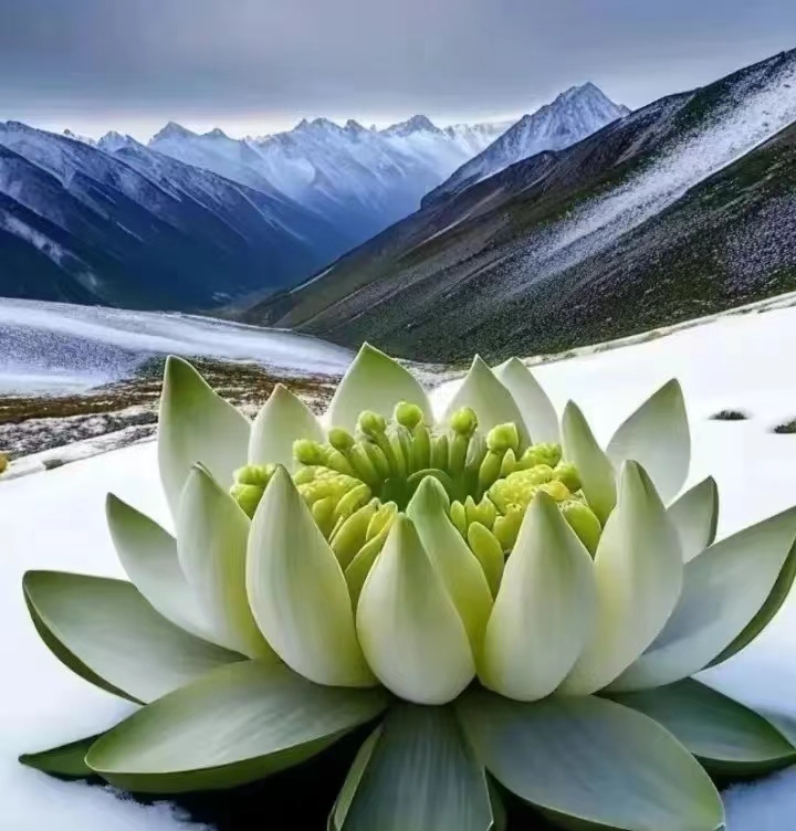 一剪梅-赞雪莲花～词||徐国民（图12）