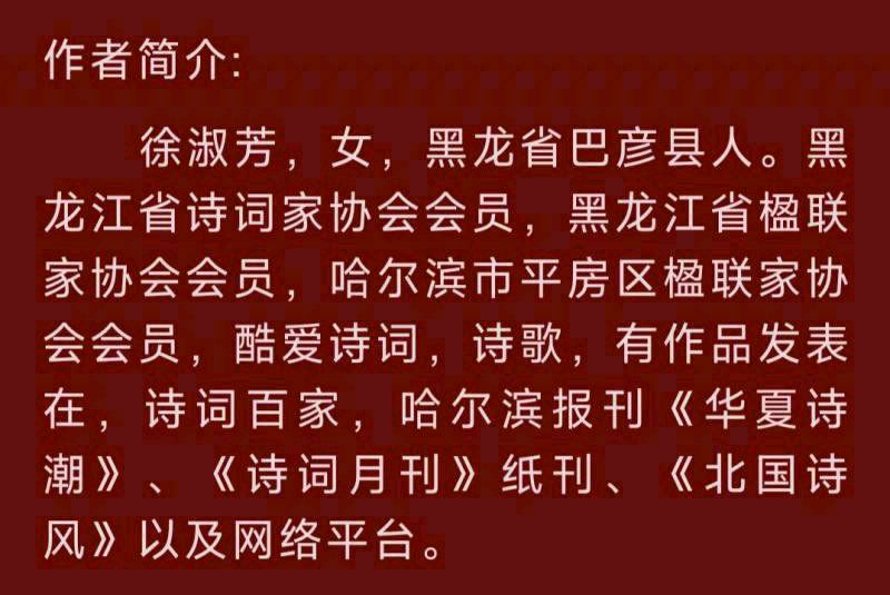 中华诗艺社【黑龙江分社】微刊第339期(图23)