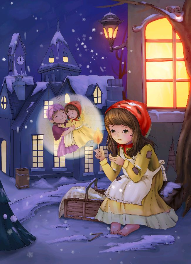 卖火柴的小女孩（一）‖ 丹麦 安徒生 合诵/泰山 肖柳师蒙（图8）