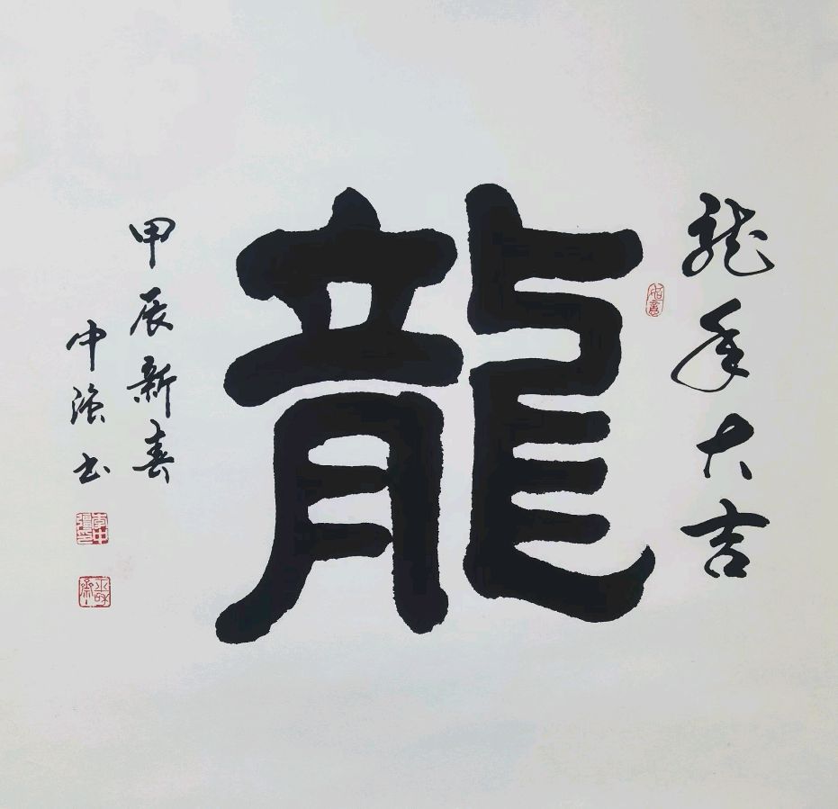 龙腾盛世国安泰,翰墨飘香舞春来(图10)