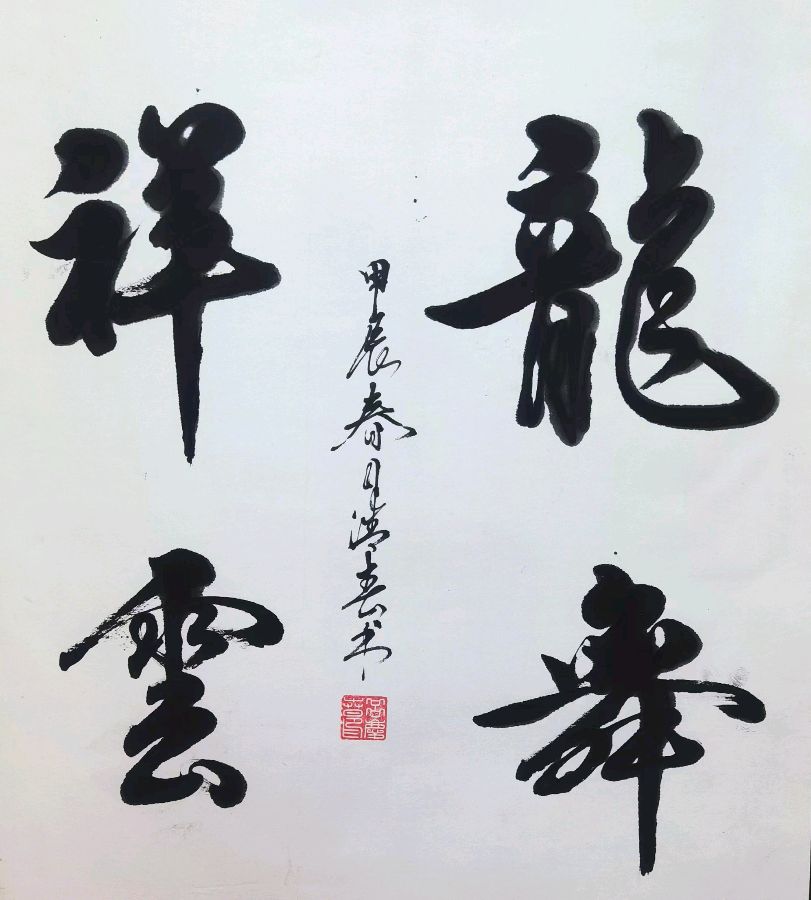 龙腾盛世国安泰,翰墨飘香舞春来(图8)