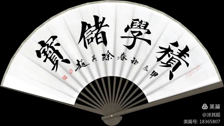 涂其超扇面楷书及诗作集锦!(图8)