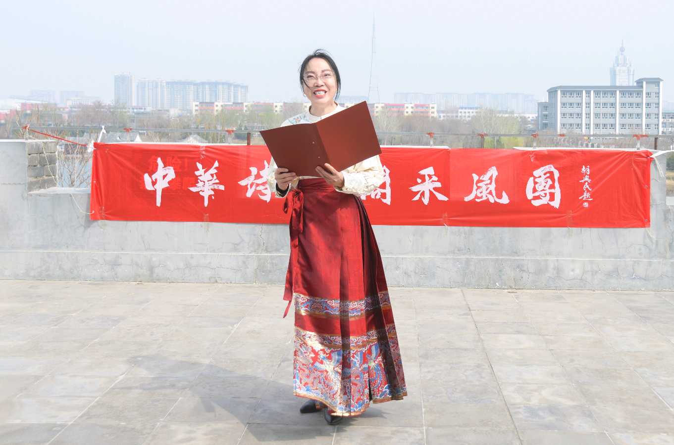 特刊：中华诗经阁采风团赴河间市瀛海公园采风活动实录（图15）