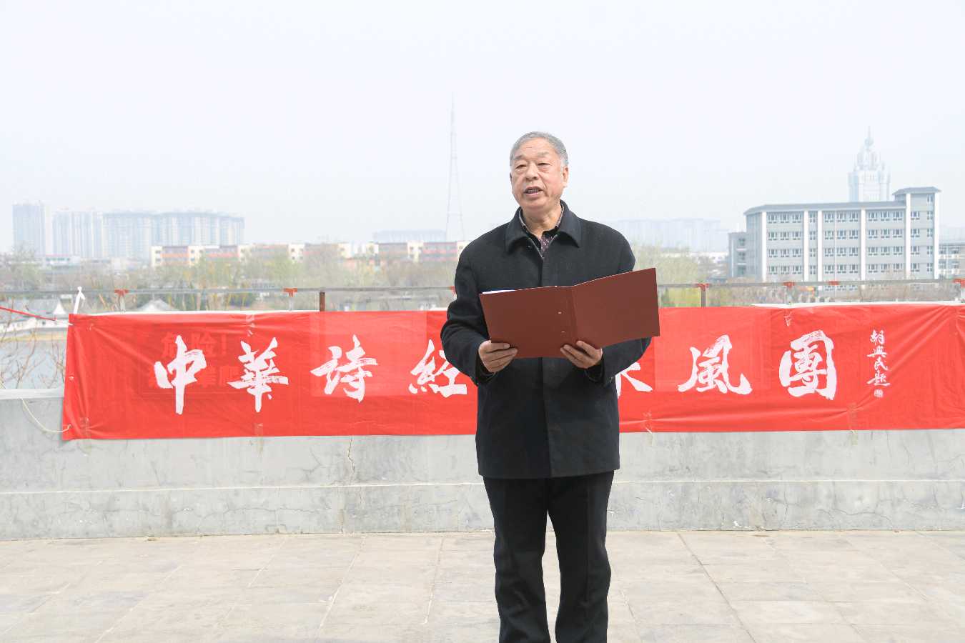 特刊：中华诗经阁采风团赴河间市瀛海公园采风活动实录（图4）