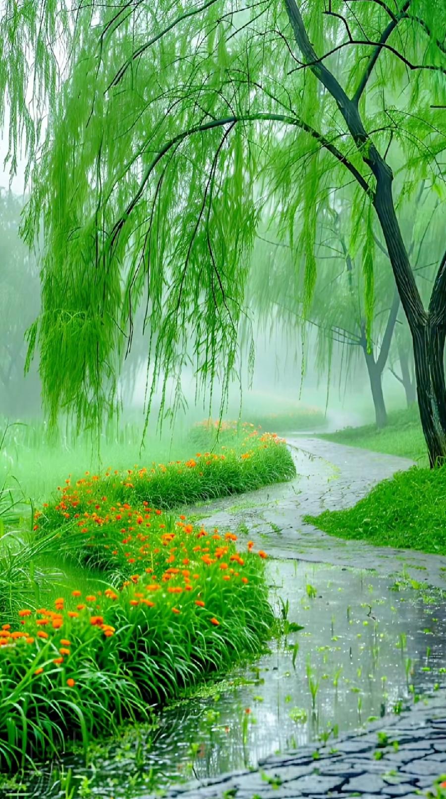 如梦令-春雨（组合）词||李振林（图16）