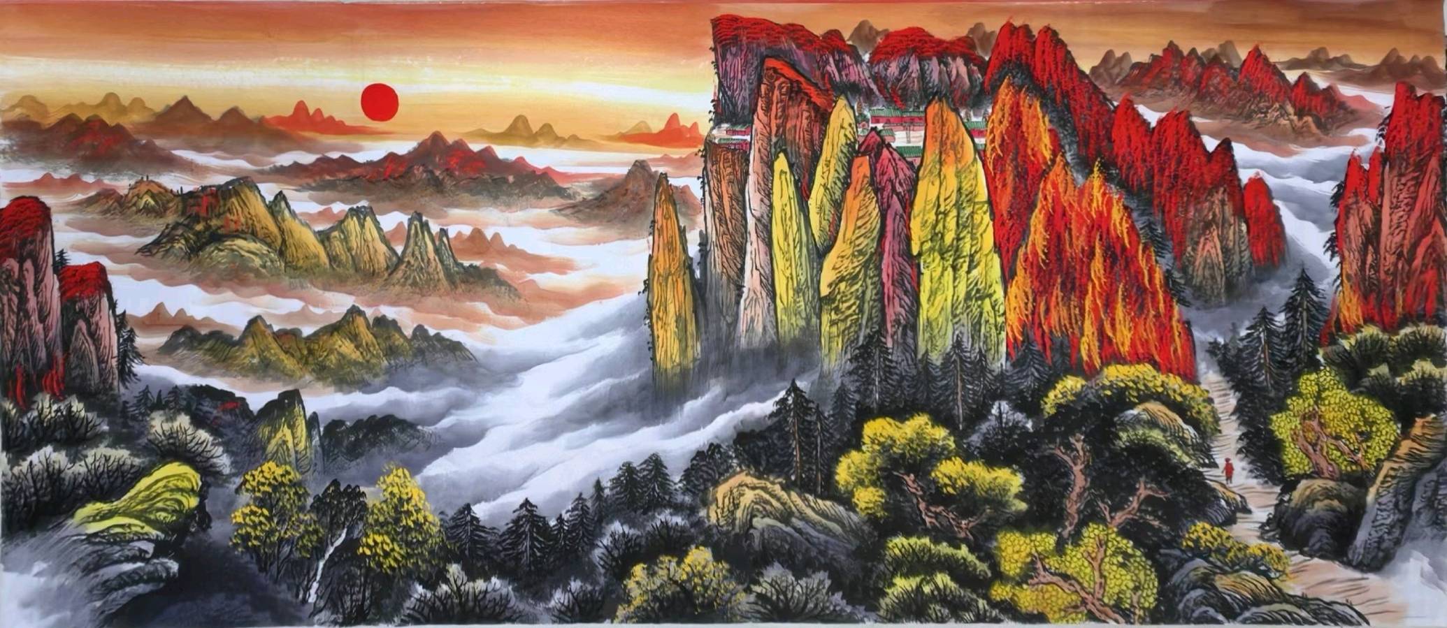 宋志光.莫天华.唐江.胡广英.刘兴华.袁名中.晓言.伍建民.牛在坤.刘长发.孟海天.胡奉玉.欧家玉.李荫达等文骚墨客唯美佳作欣赏∥中国桂林都市漓江诗书画社微刊总（第151期）（图37）