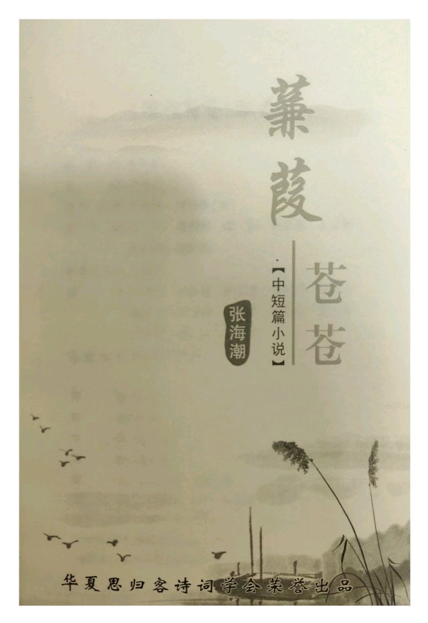 重磅消息:热烈祝贺三门峡籍作家张海潮老师的《蒹葭苍苍》新书出版……(图3)